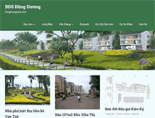 Tablet Screenshot of dongduongland.com